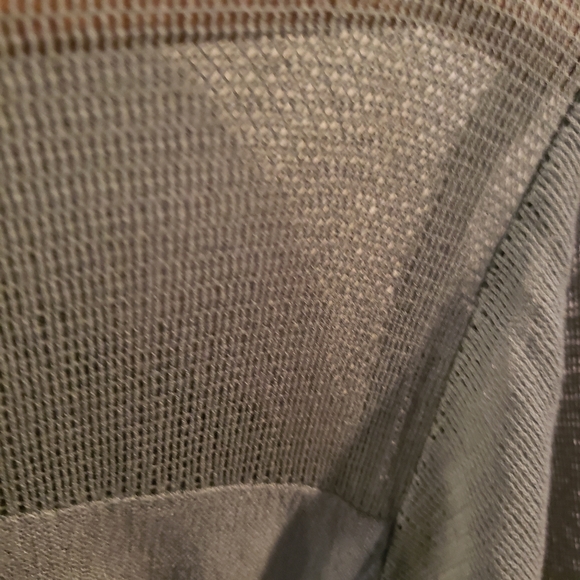 Umgee Linen Blend Ruffle Tiered Fray Hem S/ Sleeve Babydoll Dress USA Large - Picture 6 of 10